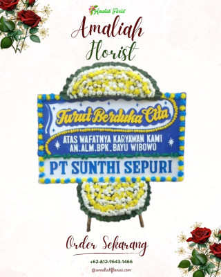 Papan Bunga Duka di Manggar Baru