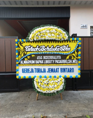 Papan Bunga Duka di Manggar Baru