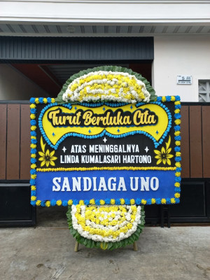 Papan Bunga Duka di Manggar Baru